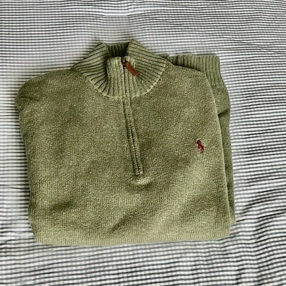 Ralph Lauren green sweater EUC - Picture 2 of 8